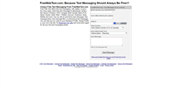 Desktop Screenshot of freewebtext.com